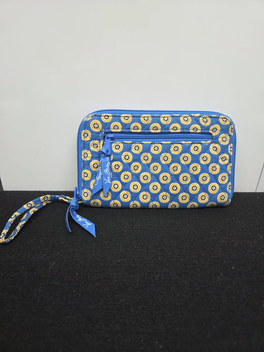 Vera Bradley Retired Riviera Blue Wristlet